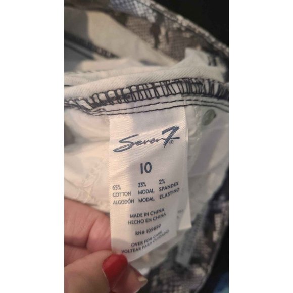 NWT Seven Snake Print Jeans Pants Size 10 - Picture 7 of 8